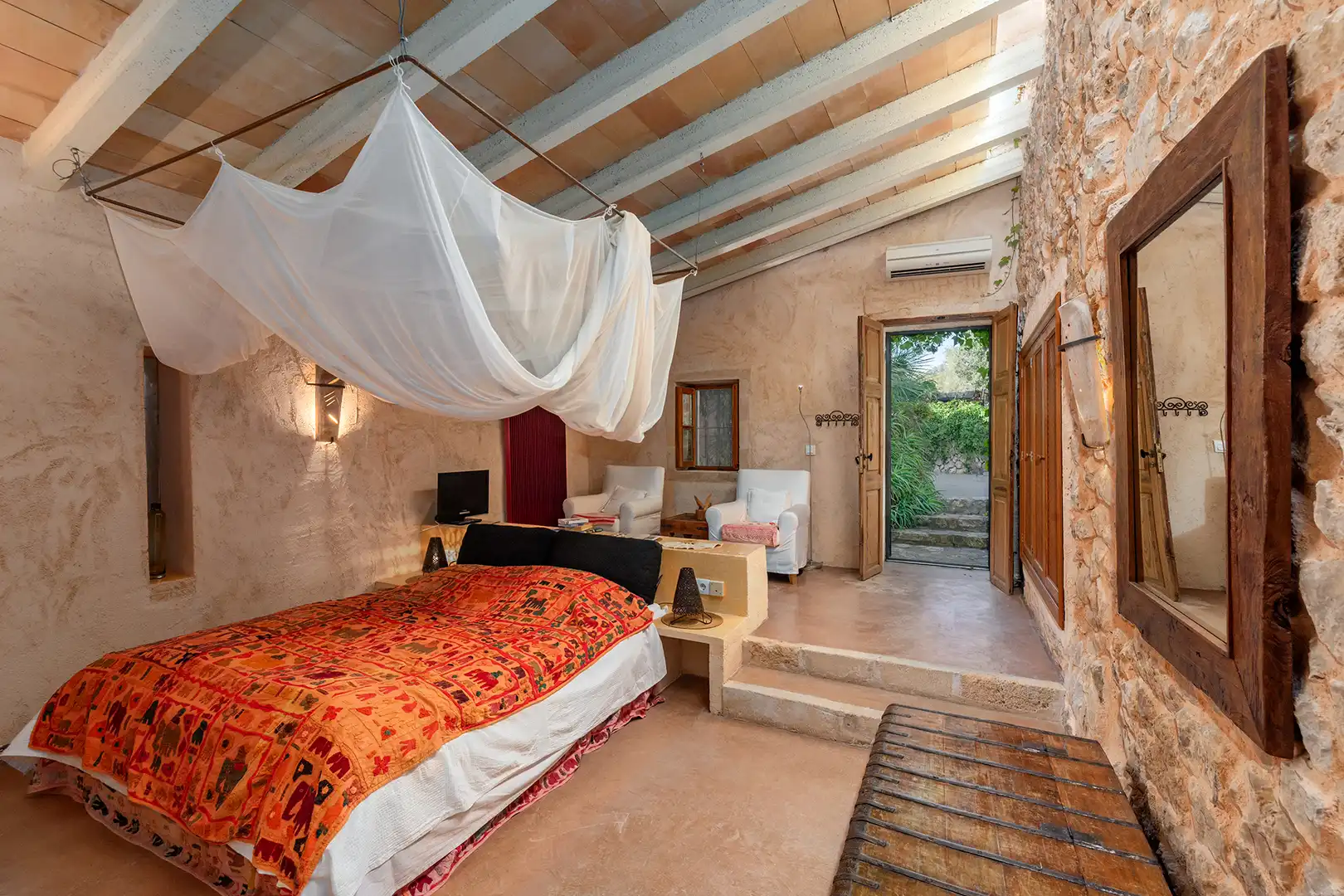 Dormitori de Finca rústica en venda en Porreres amb Aire condicionat, Calefacció i Parquet