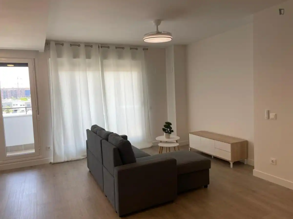 Sala de estar de Apartamento de alquiler en Dos Hermanas con Aire acondicionado, Calefacción y Amueblado
