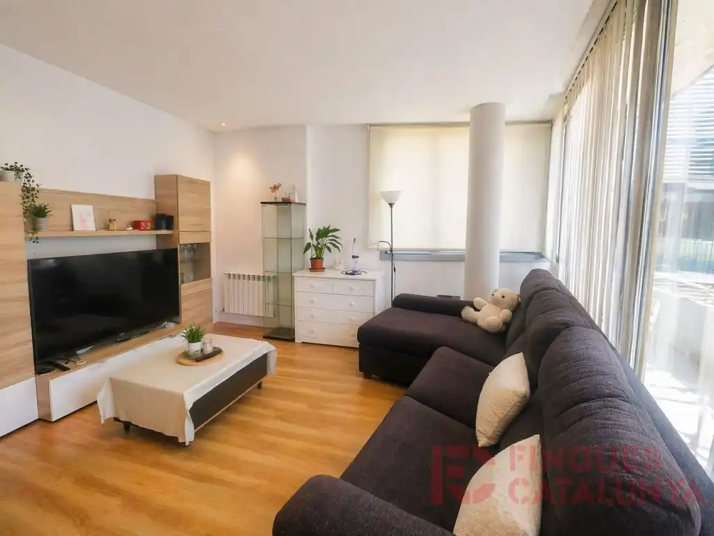 Living room of Flat for sale in Girona Capital  with Balcony