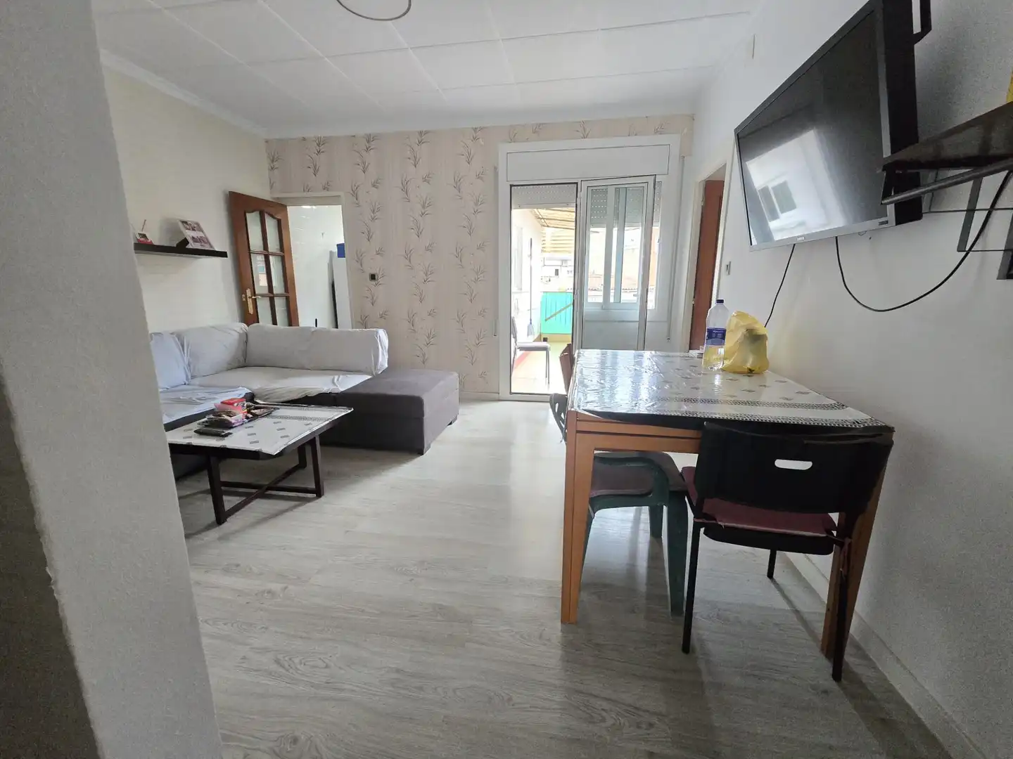 Wohnzimmer von Dachboden zum Verkauf in Sabadell mit Terrasse und Balkon