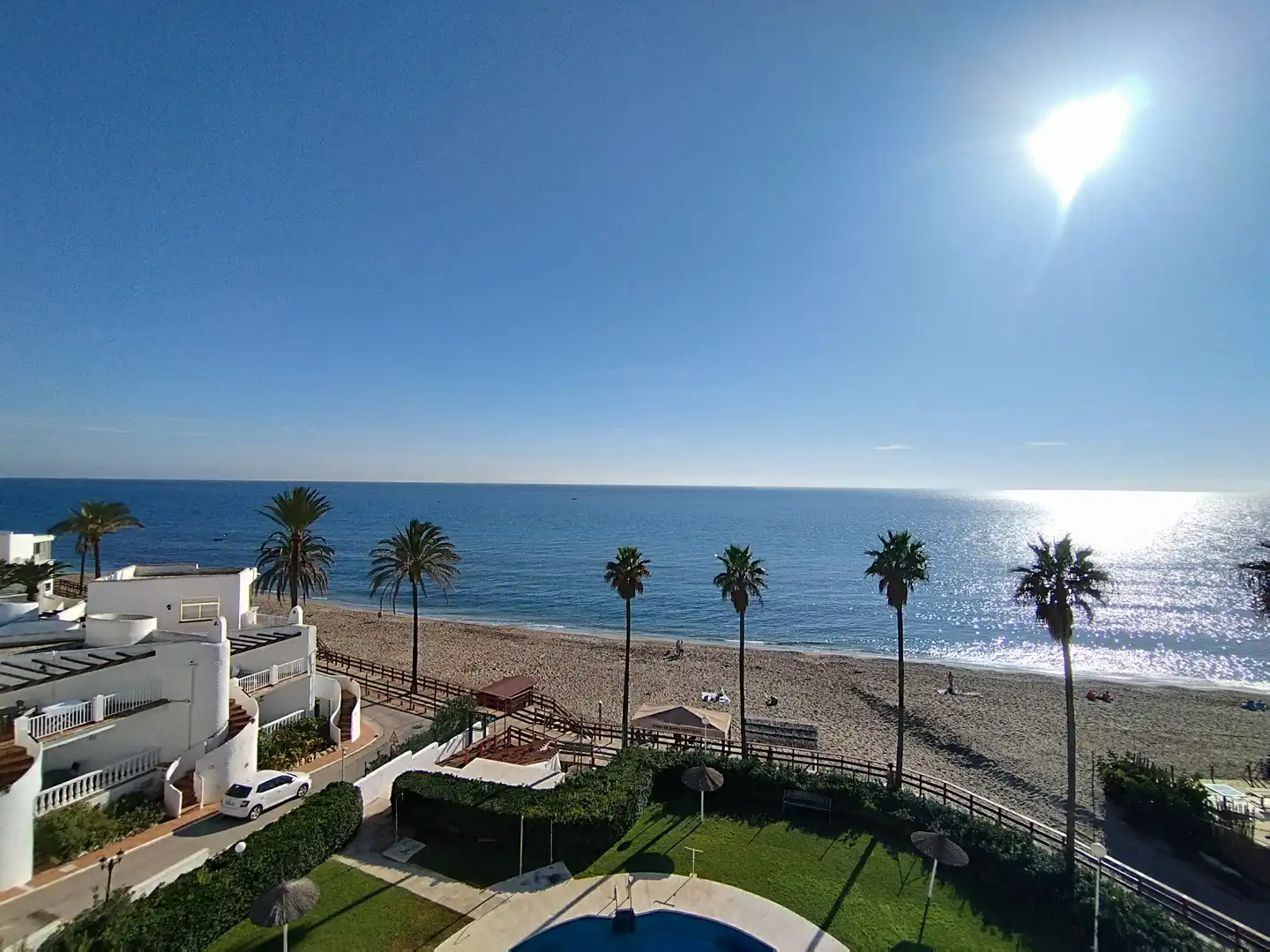 Vista exterior de Apartamento de alquiler en Mijas con Jardín privado, Terraza y Trastero
