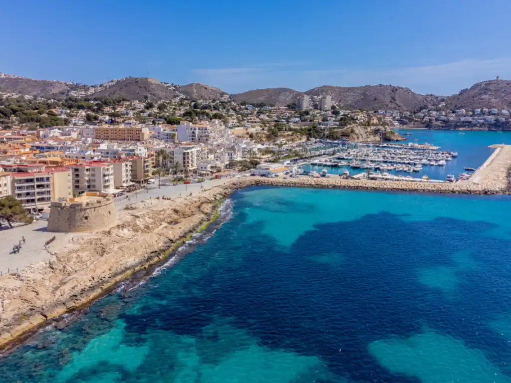 Exterior view of Houses for sale in Moraira  with Air Conditioner, Swimming Pool and Oven
