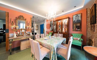 Dining room of Flat for sale in  Madrid Capital  with Heating, Furnished and Balcony