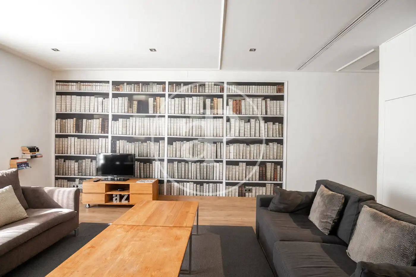 Sala de estar de Piso de alquiler en Barcelona con Aire acondicionado, Calefacción y Terraza
