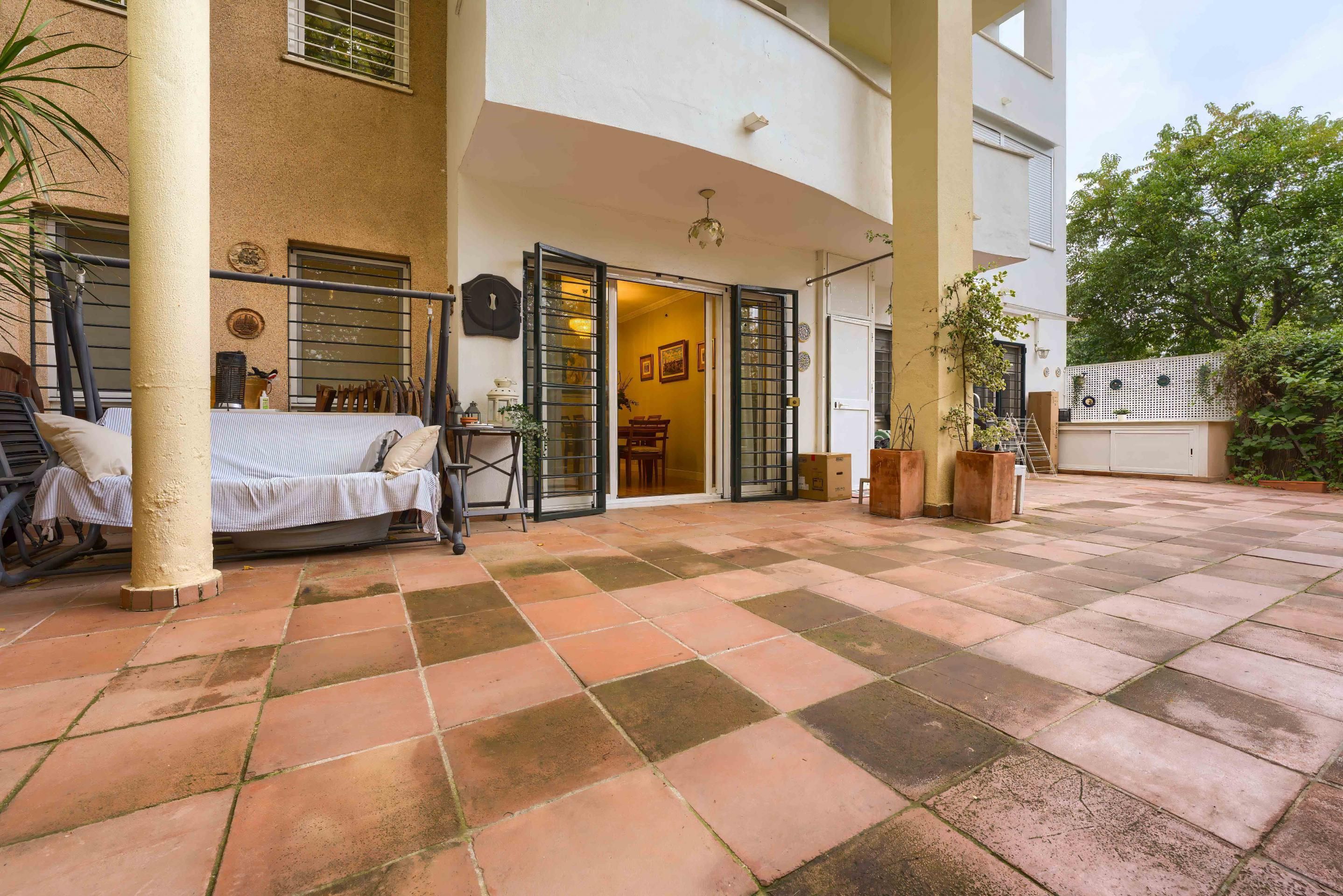 Terrace of Apartment for sale in Mairena del Aljarafe  with Air Conditioner, Heating and Private garden