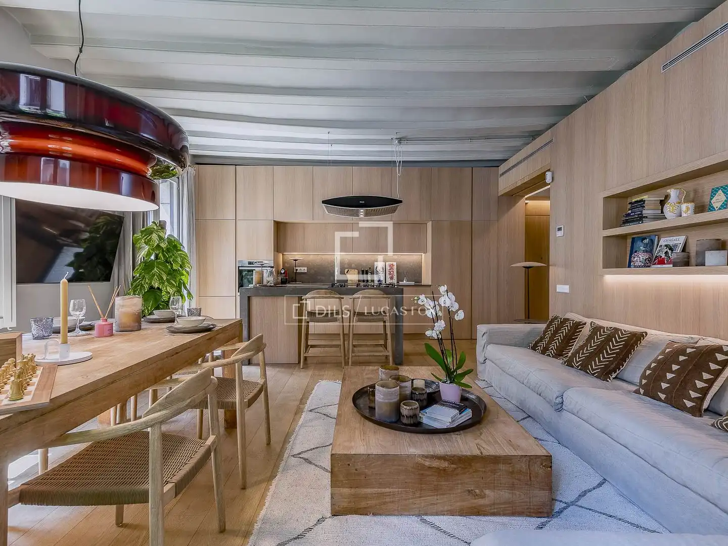 Sala de estar de Piso en venta en Barcelona con Aire acondicionado, Amueblado y Balcón