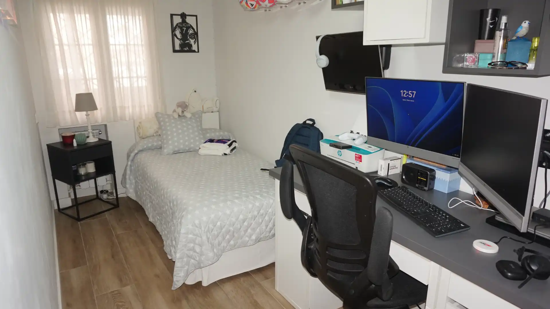 Schlafzimmer von Wohnung zum Verkauf in Madrid mit Klimaanlage, Heizung und Terrasse