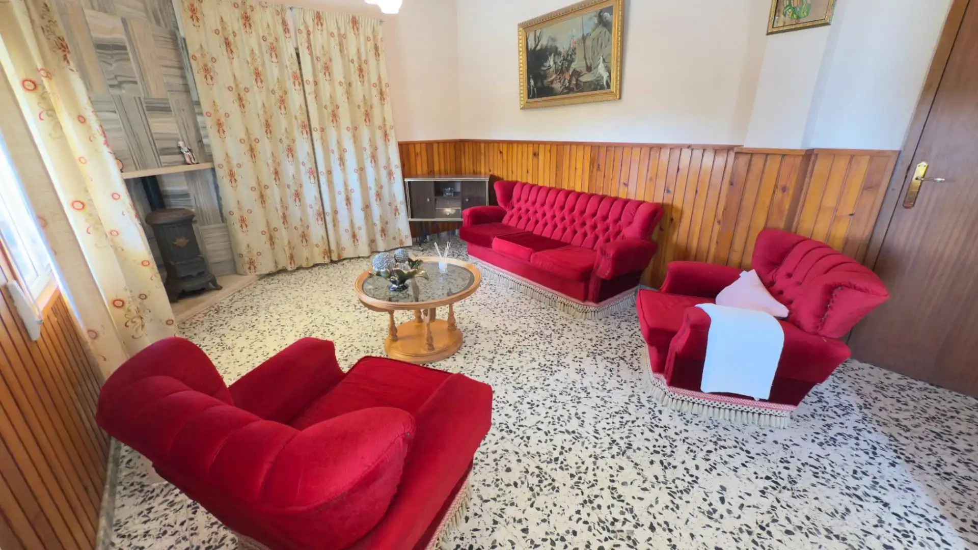 Sala d'estar de Finca rústica en venda en Gibraleón amb Aire condicionat, Jardí privat i Terrassa
