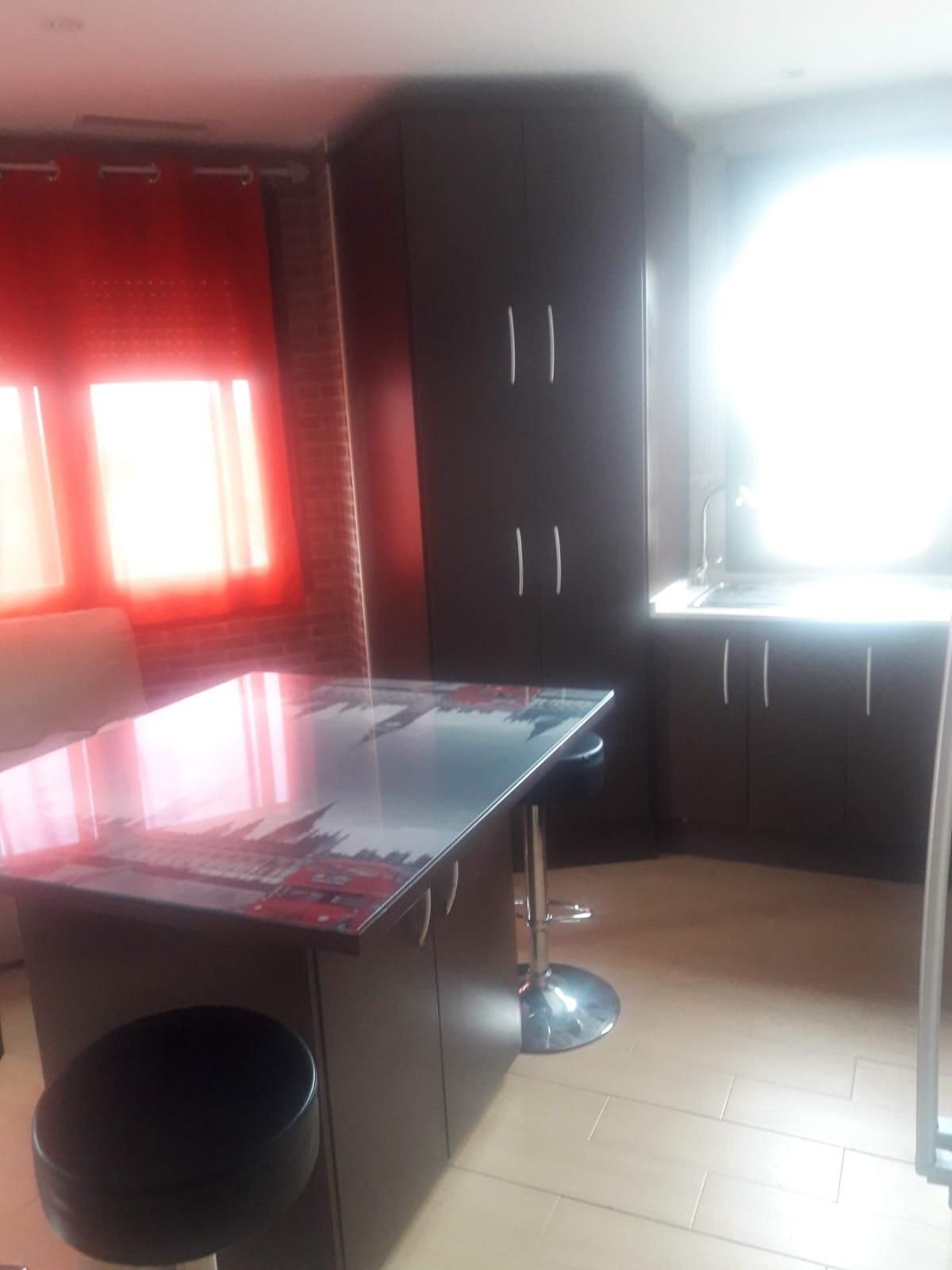 Kitchen of Apartment for sale in  Albacete Capital  with Air Conditioner