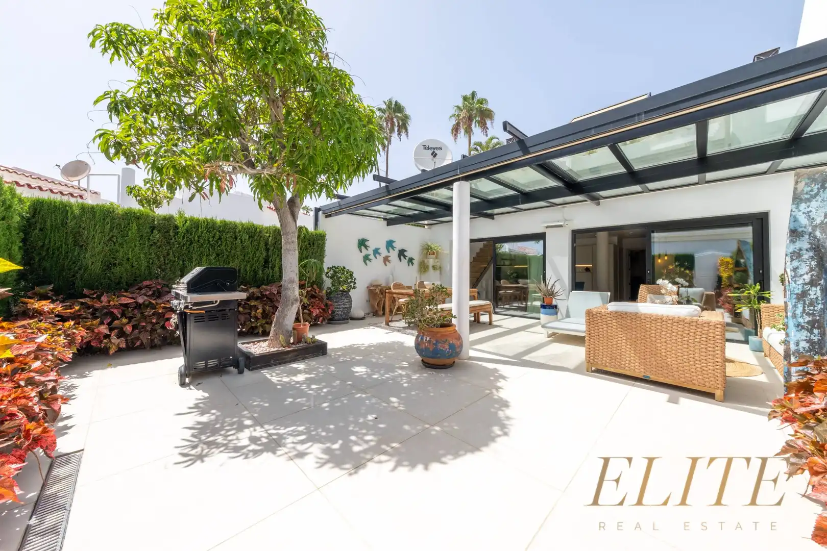 Terraza de Casa o chalet en venta en San Bartolomé de Tirajana con Aire acondicionado, Calefacción y Jardín privado