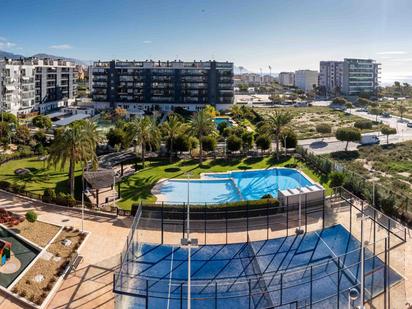 Swimming pool of Apartment for sale in Villajoyosa / La Vila Joiosa  with Air Conditioner, Private garden and Terrace