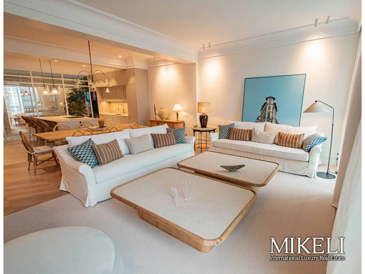 Wohnzimmer von Wohnung zur Miete in Santander mit Heizung, Möbliert und Balkon