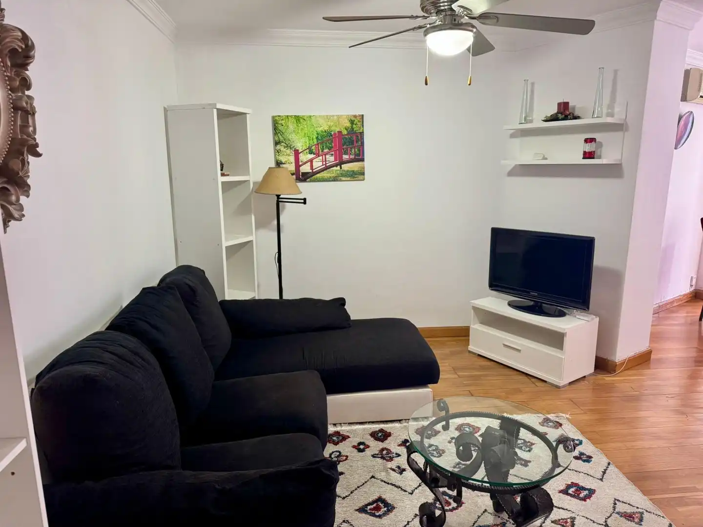 Sala de estar de Piso de alquiler en Alicante / Alacant con Calefacción y Amueblado