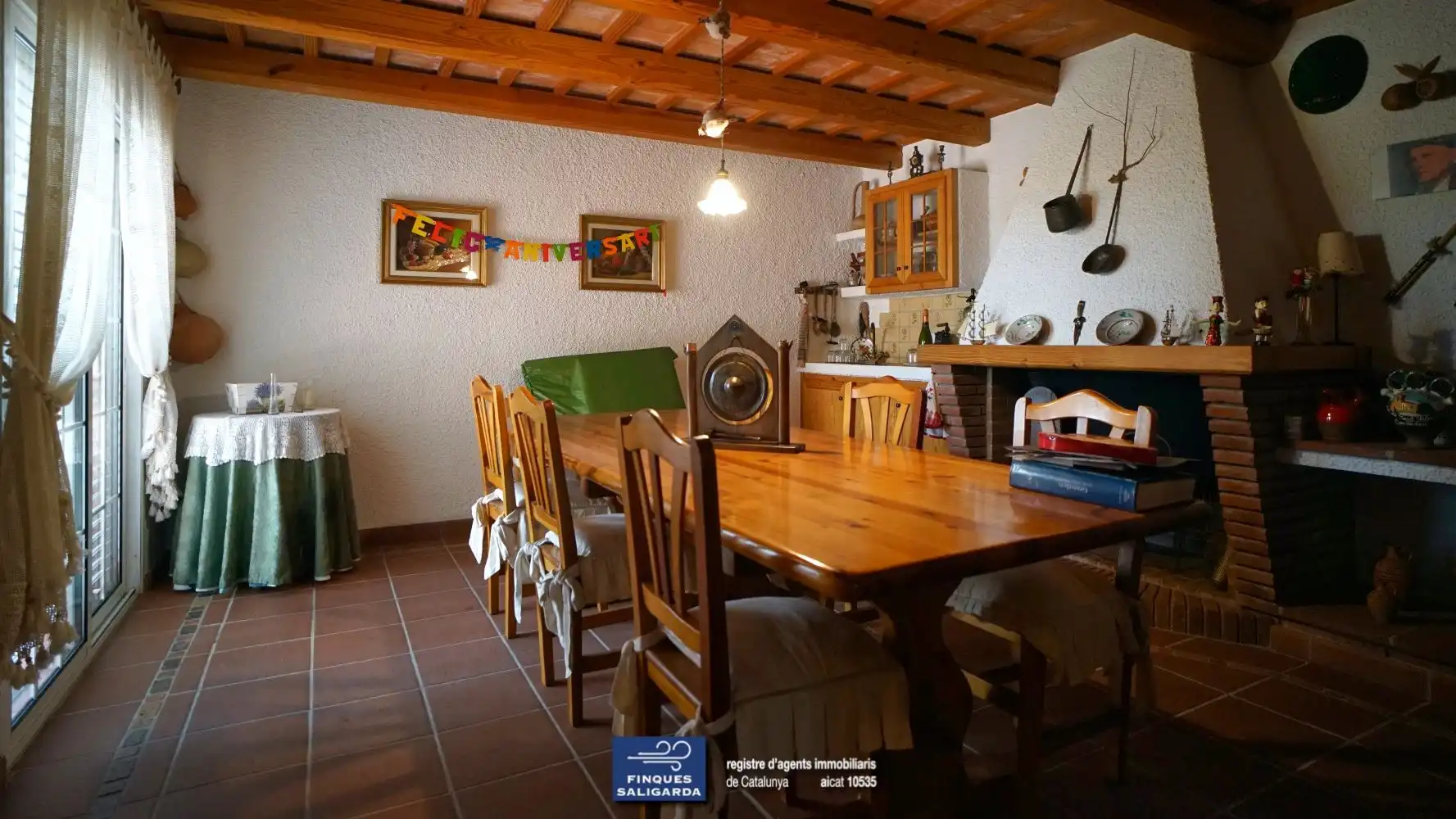 Cocina de Casa o chalet en venta en Canovelles con Aire acondicionado, Calefacción y Terraza