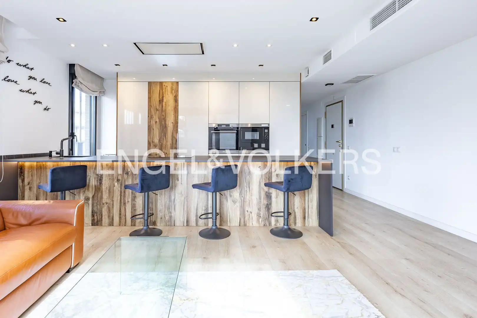 Cocina de Ático en venta en Sant Adrià de Besòs con Aire acondicionado, Calefacción y Parquet