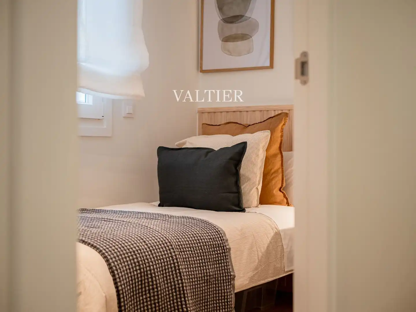 Schlafzimmer von Wohnung zur Miete in Madrid mit Klimaanlage, Heizung und Möbliert