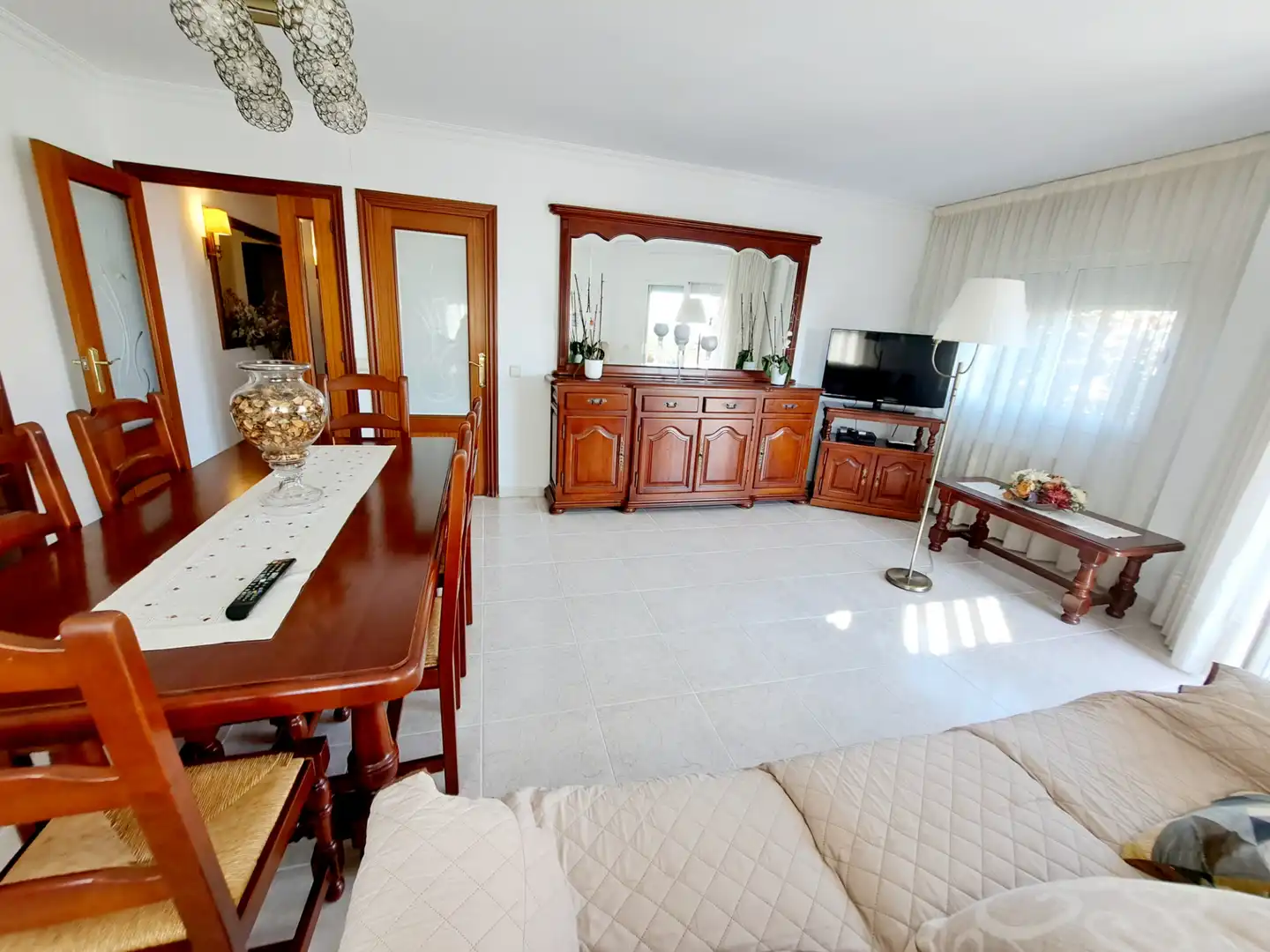Wohnzimmer von Wohnung zum Verkauf in Mataró mit Klimaanlage, Heizung und Ofen