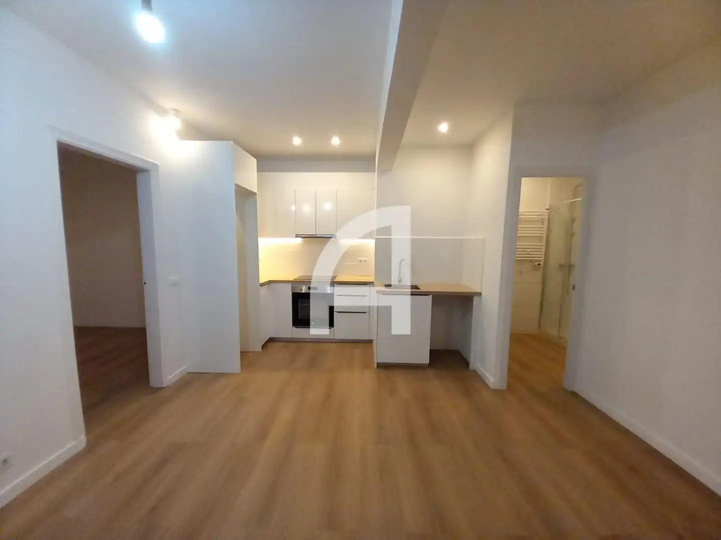 Cocina de Piso de alquiler en Barcelona con Parquet