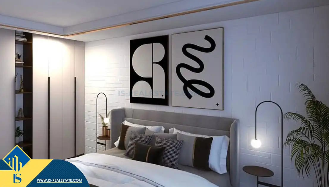 Schlafzimmer von Maisonette zum Verkauf in Santa Eulària des Riu mit Terrasse, Möbliert und Gemeinschaftspool