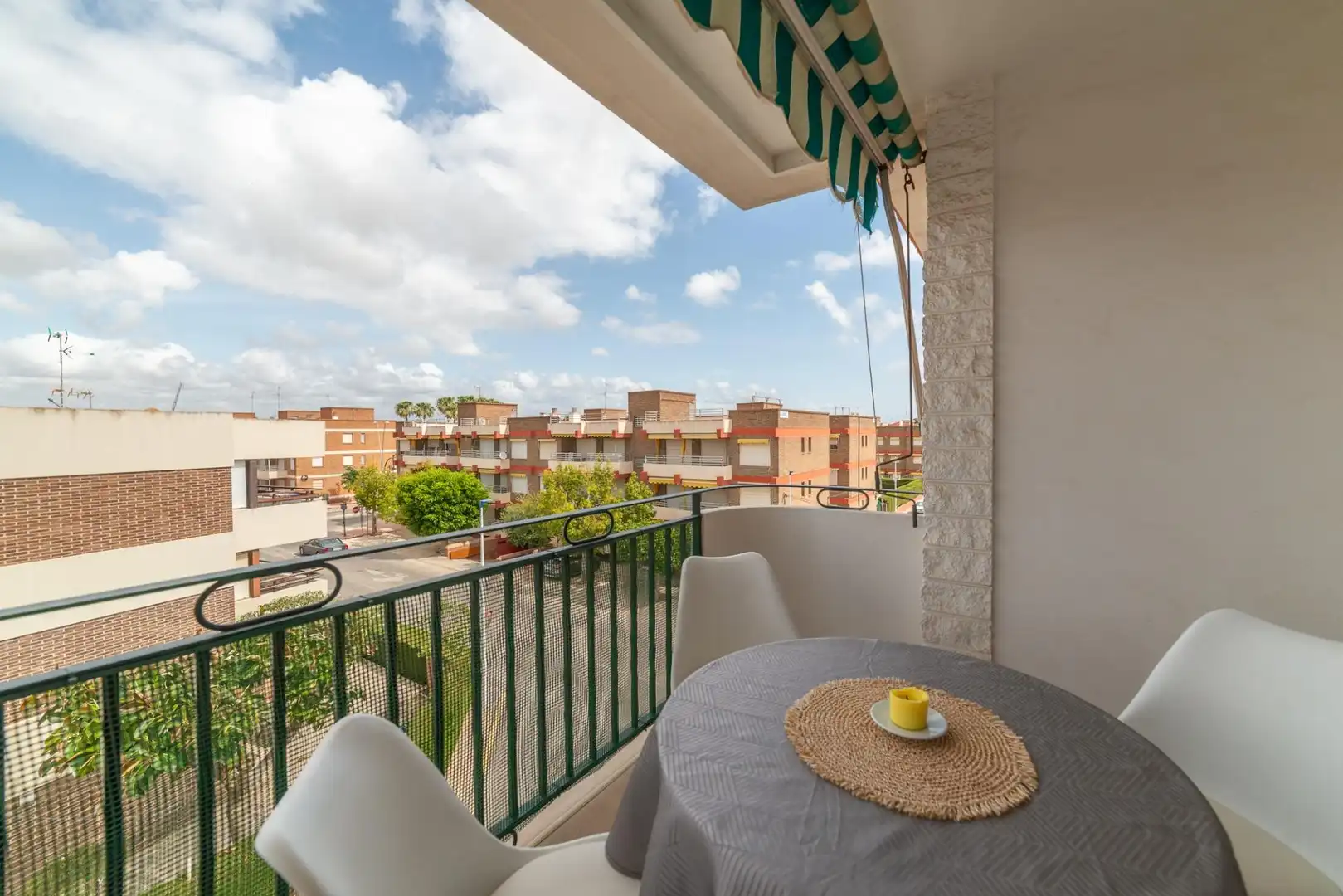 Terrasse von Wohnung zum Verkauf in San Javier mit Klimaanlage, Terrasse und Abstellraum