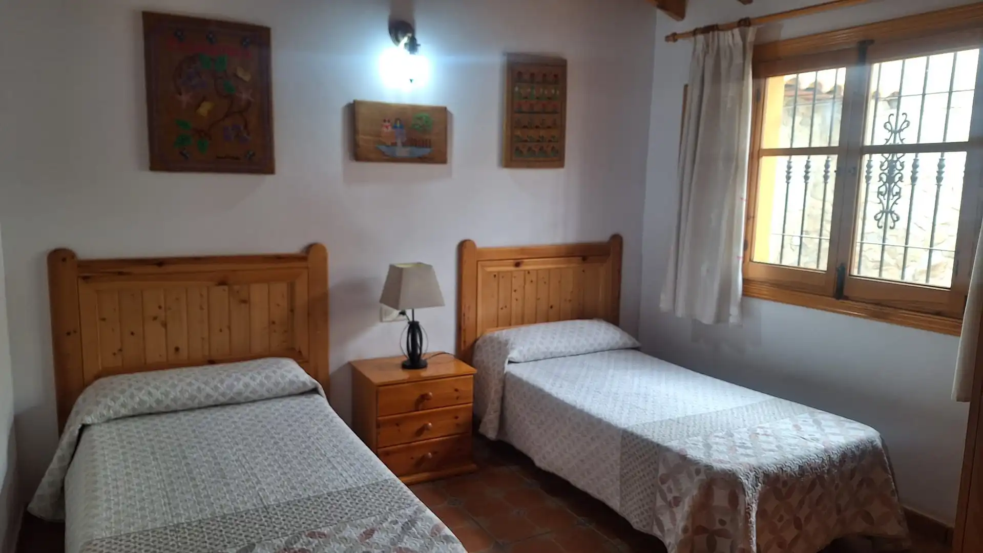 Schlafzimmer von Country house zur Miete in Vélez-Málaga mit Privatgarten, Terrasse und Schwimmbad
