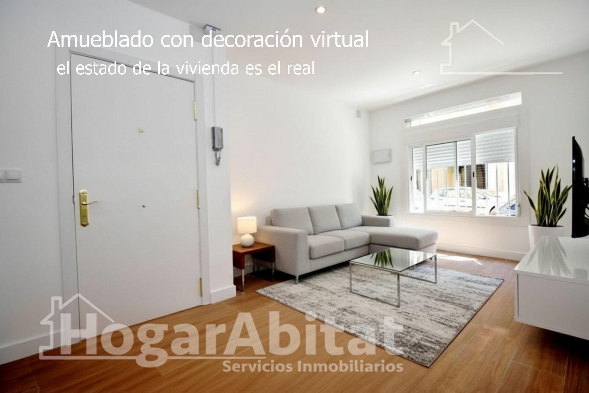 Living room of Flat for sale in Castellón de la Plana / Castelló de la Plana  with Air Conditioner, Heating and Terrace