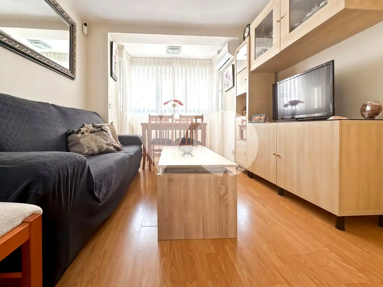 Wohnzimmer von Wohnung zum Verkauf in Madrid mit Klimaanlage und Heizung