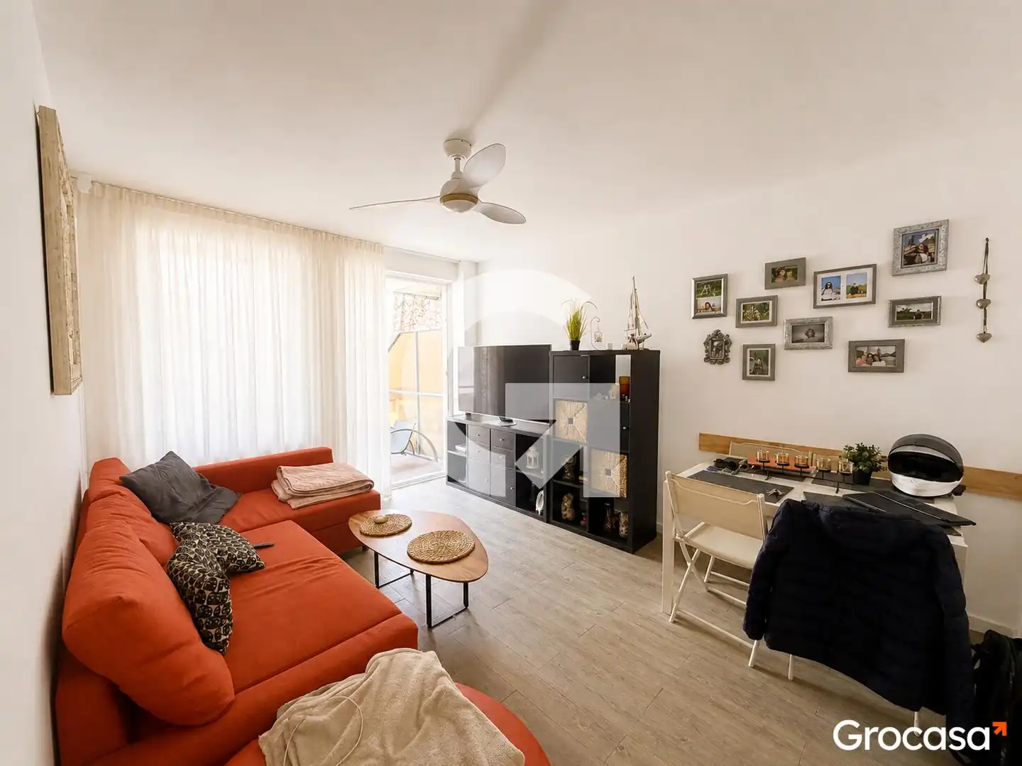 Living room of Flat for sale in Cunit  with Air Conditioner, Terrace and Balcony