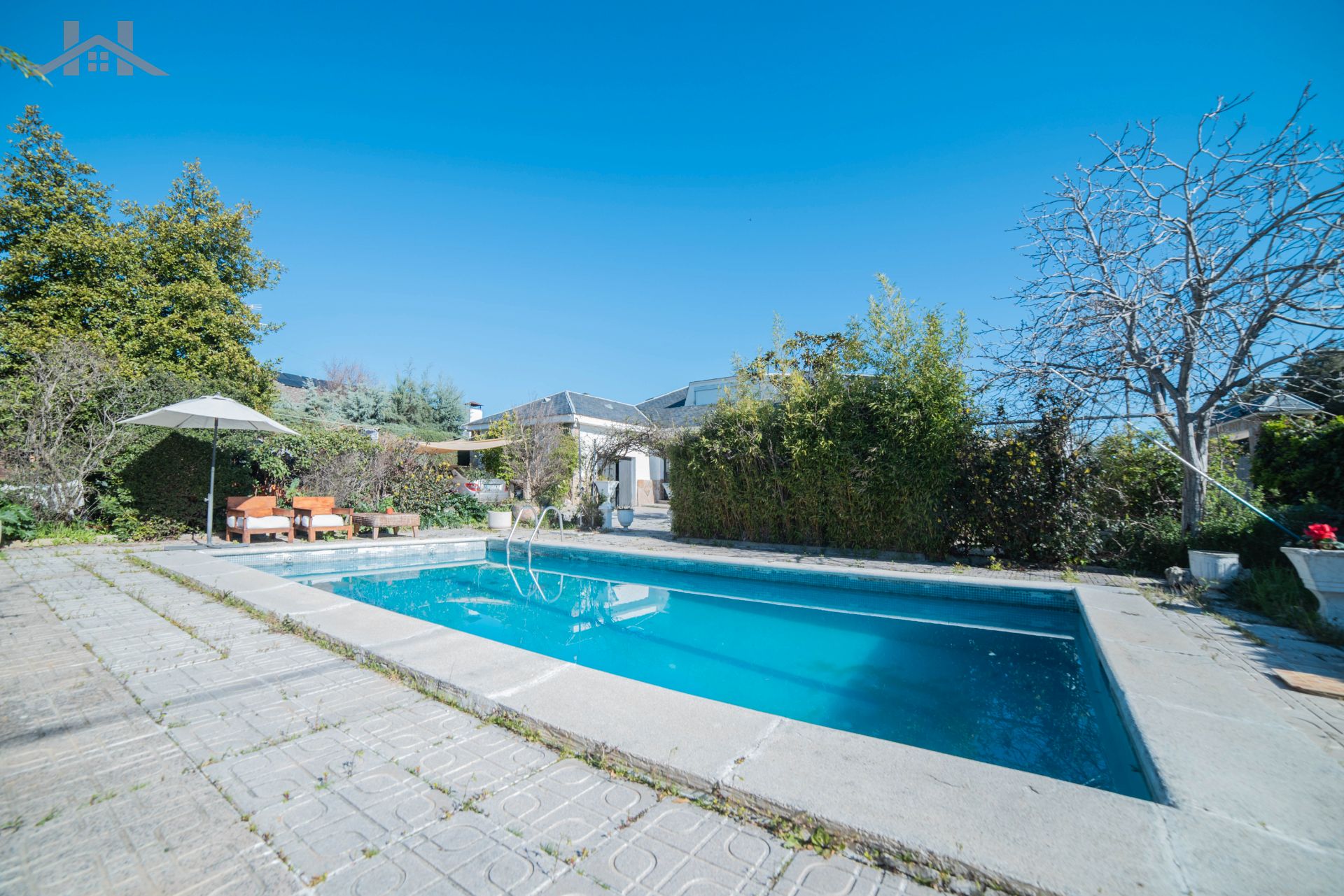 Piscina de Casa o xalet en venda en El Álamo amb Jardí privat i Piscina