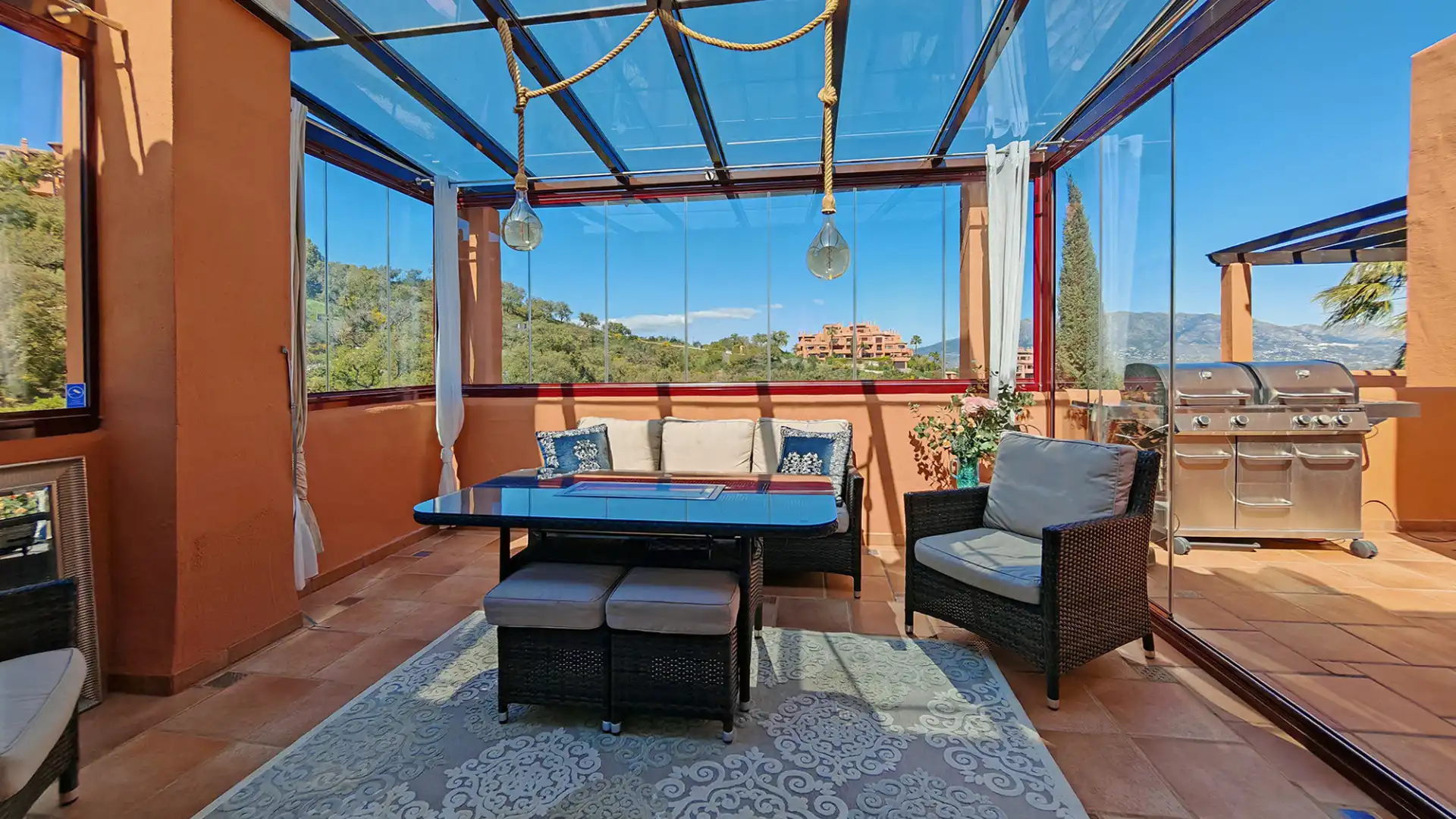 Terraza de Dúplex en venta en Ojén con Aire acondicionado, Terraza y Amueblado