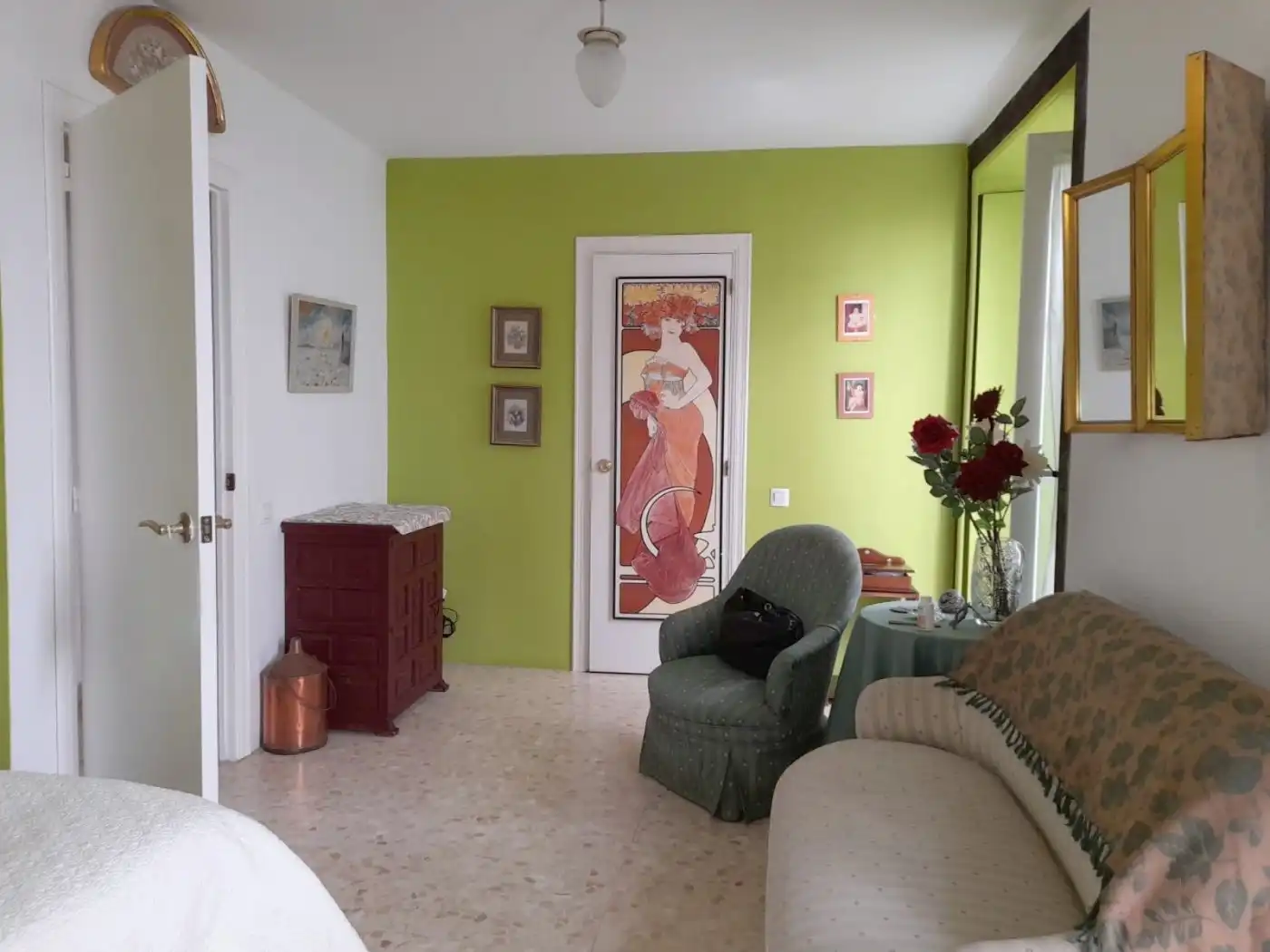 Bedroom of Flat for rent in Cádiz  with Furnished and Balcony