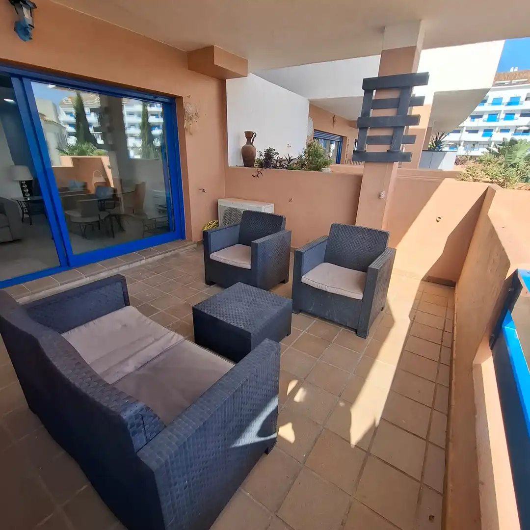 Terrassa de Apartament en venda en Manilva amb Aire condicionat, Calefacció i Terrassa