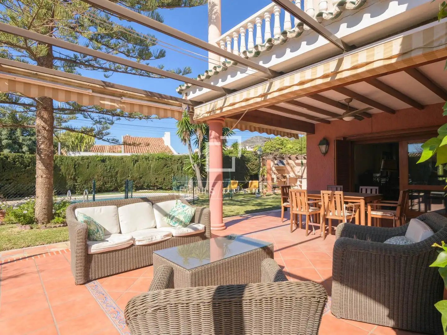 Terraza de Casa o chalet en venta en Málaga con Aire acondicionado, Jardín privado y Terraza