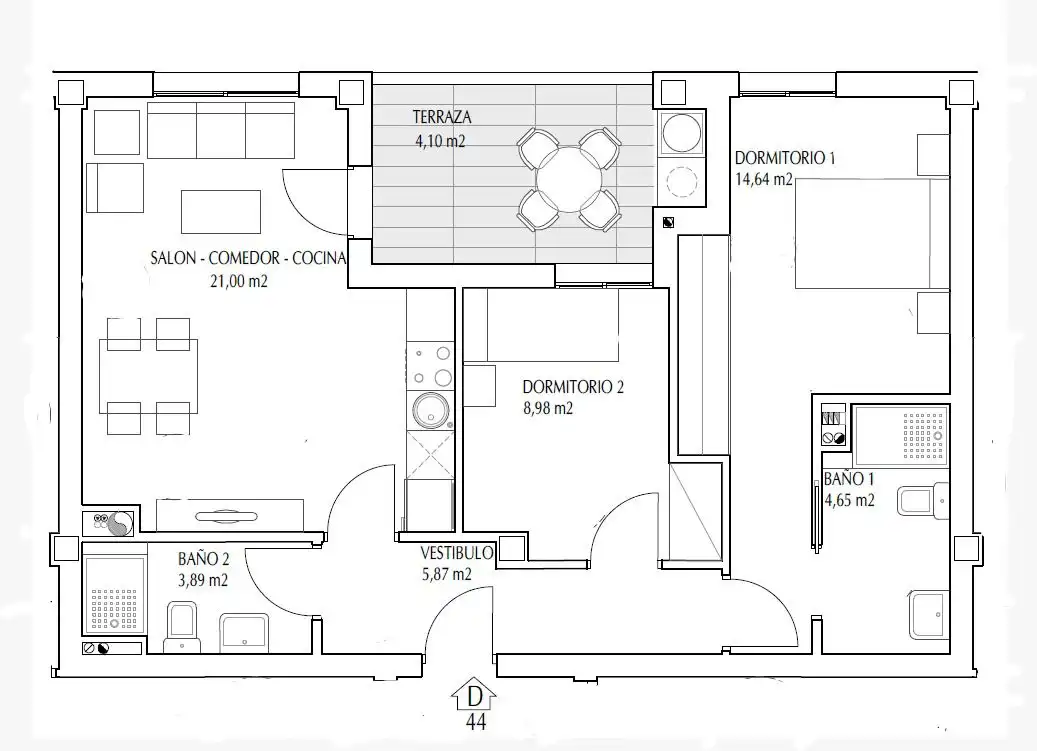 Apartamento en venta en Avenida Elvas