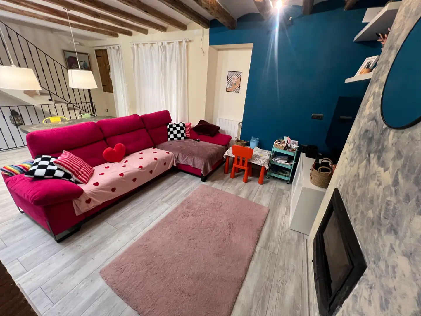 Sala d'estar de Casa o xalet en venda en La Selva del Camp amb Aire condicionat, Calefacció i Parquet