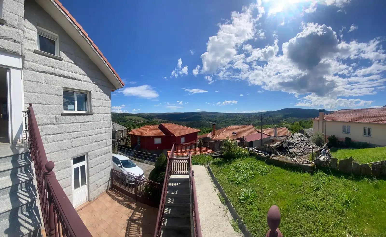 Terraza de Casa o chalet en venta en O Irixo con Calefacción, Jardín privado y Parquet