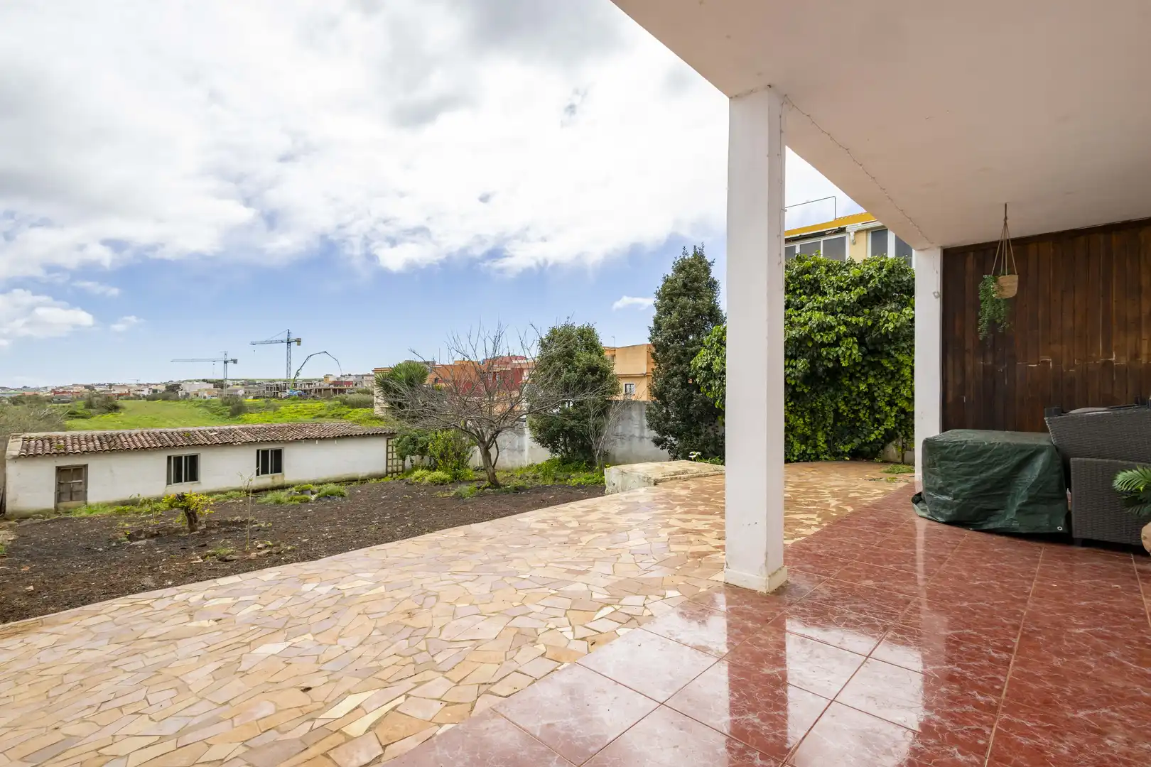 Terraza de Casa adosada en venta en San Cristóbal de la Laguna con Jardín privado y Terraza