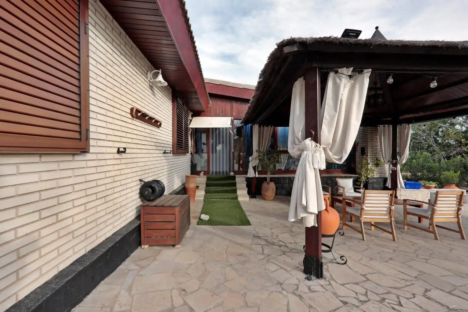 Terrassa de Casa o xalet en venda en Valladolid amb Aire condicionat, Calefacció i Jardí privat