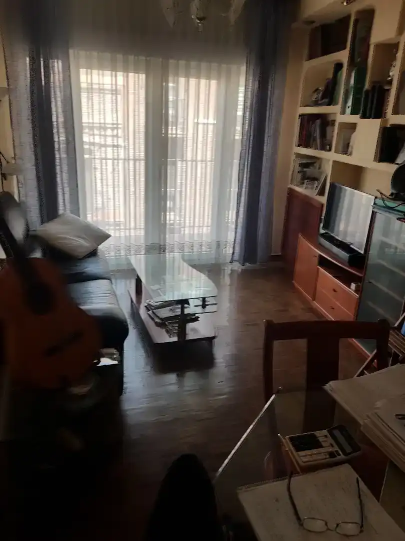 Sala de estar de Piso en venta en  Madrid Capital con Balcón
