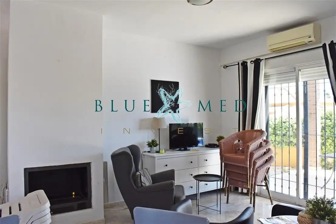 Sala de estar de Casa o chalet en venta en Mazarrón con Aire acondicionado, Calefacción y Jardín privado