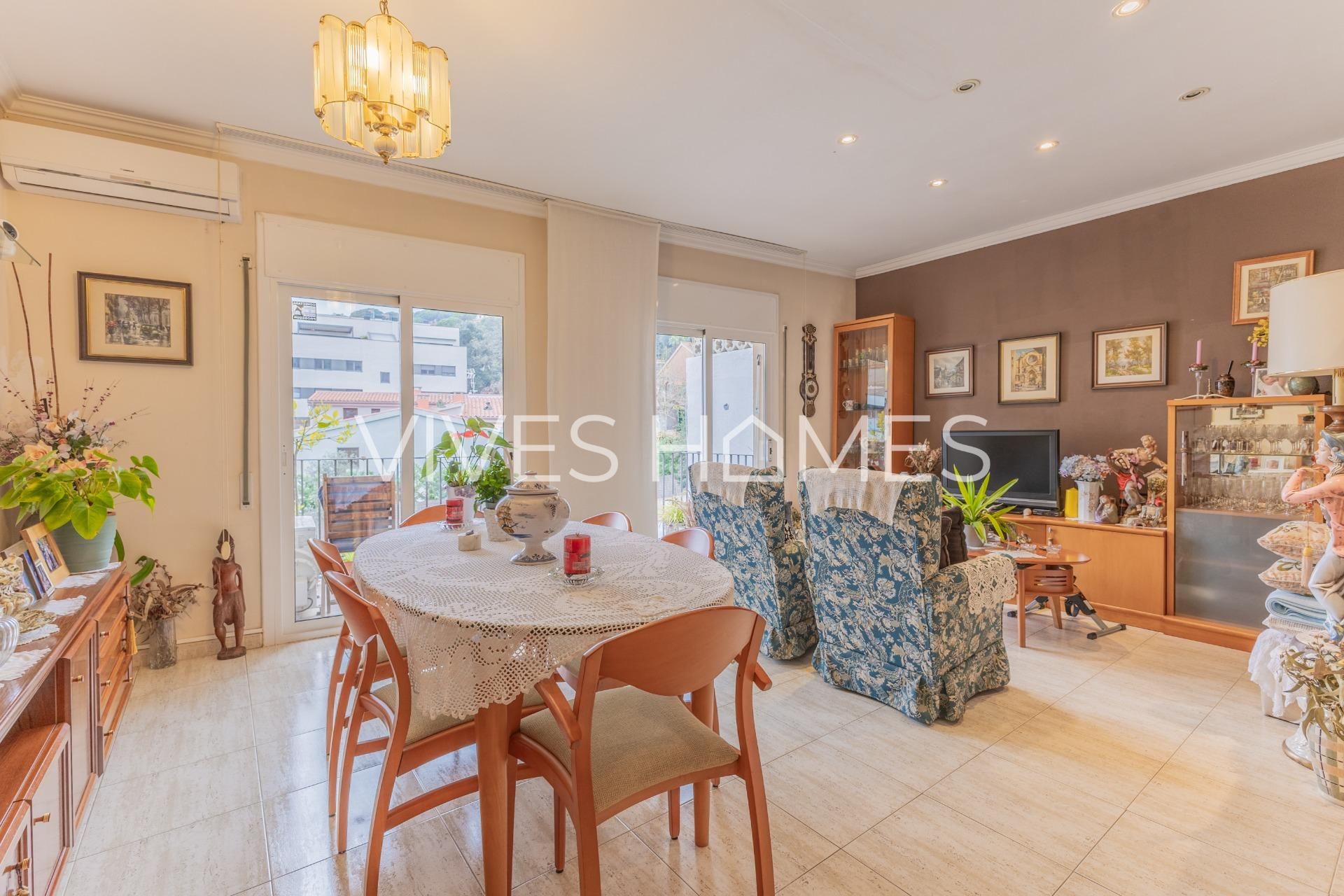 Comedor de Piso en venta en Sant Andreu de Llavaneres con Aire acondicionado, Calefacción y Terraza