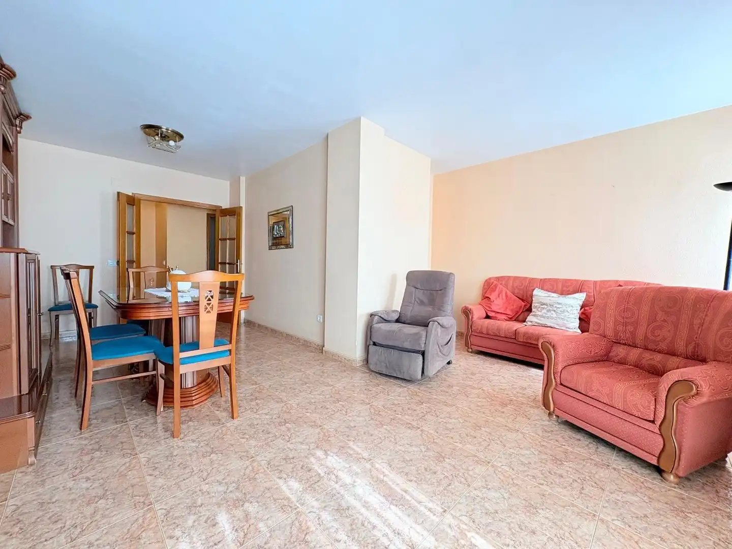 Wohnzimmer von Wohnung zum Verkauf in Albal mit Klimaanlage, Abstellraum und Balkon