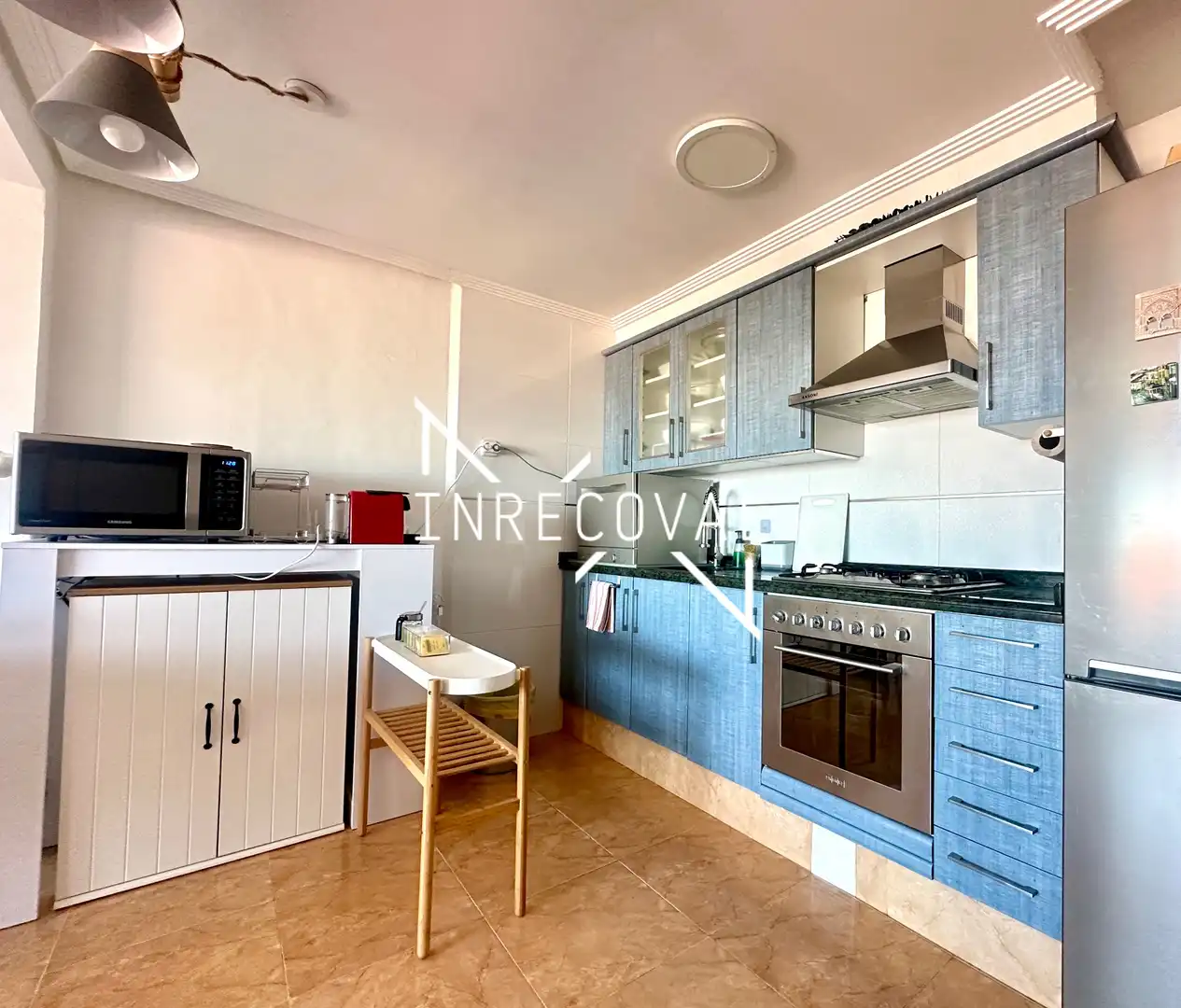 Cuina de Apartament en venda en Sueca amb Aire condicionat, Terrassa i Moblat
