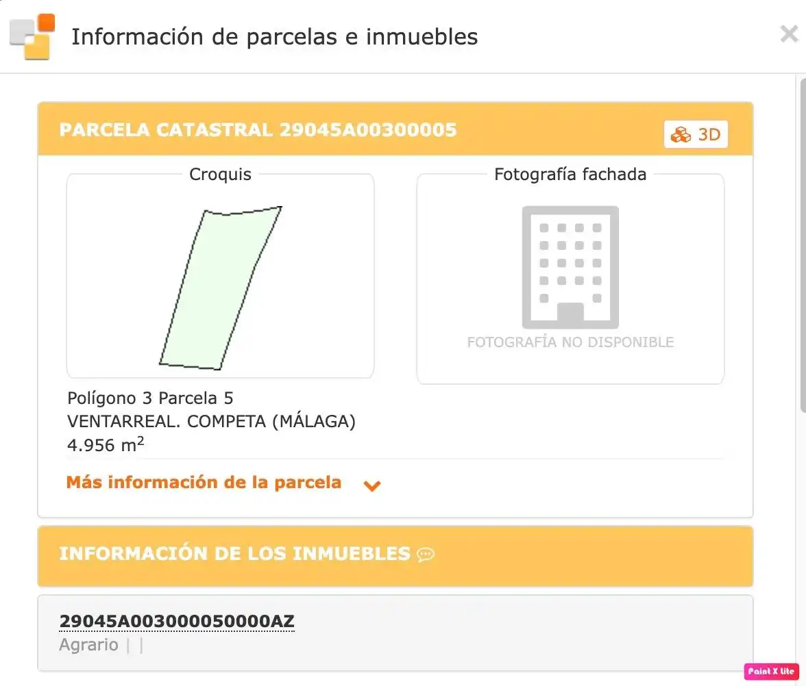 Terreno rustico in vendita a Polígono 3 Parcela 5 VENTARREAL. COMPETA (MÁLAGA, imagen 3