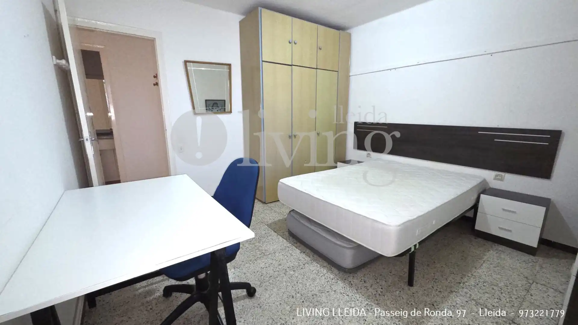 Bedroom of Flat for rent in Lleida  with Heating, Parquet flooring and Furnished
