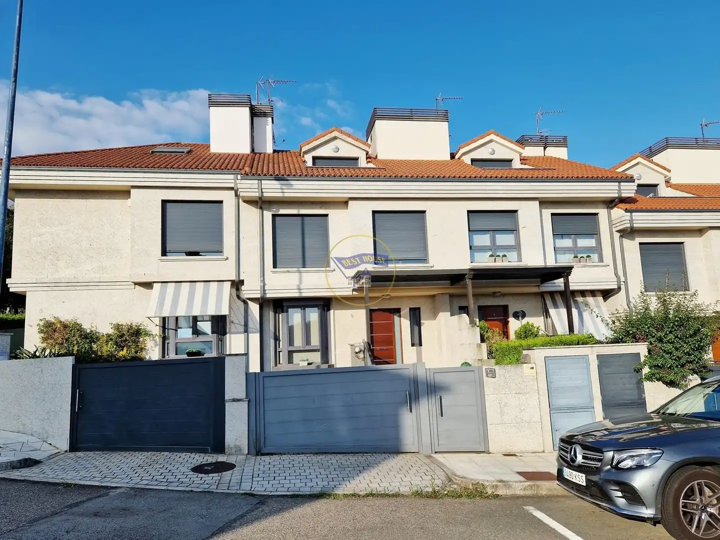 Exterior view of Detached homes for sale in Vigo   with Heating, Private garden and Parquet flooring