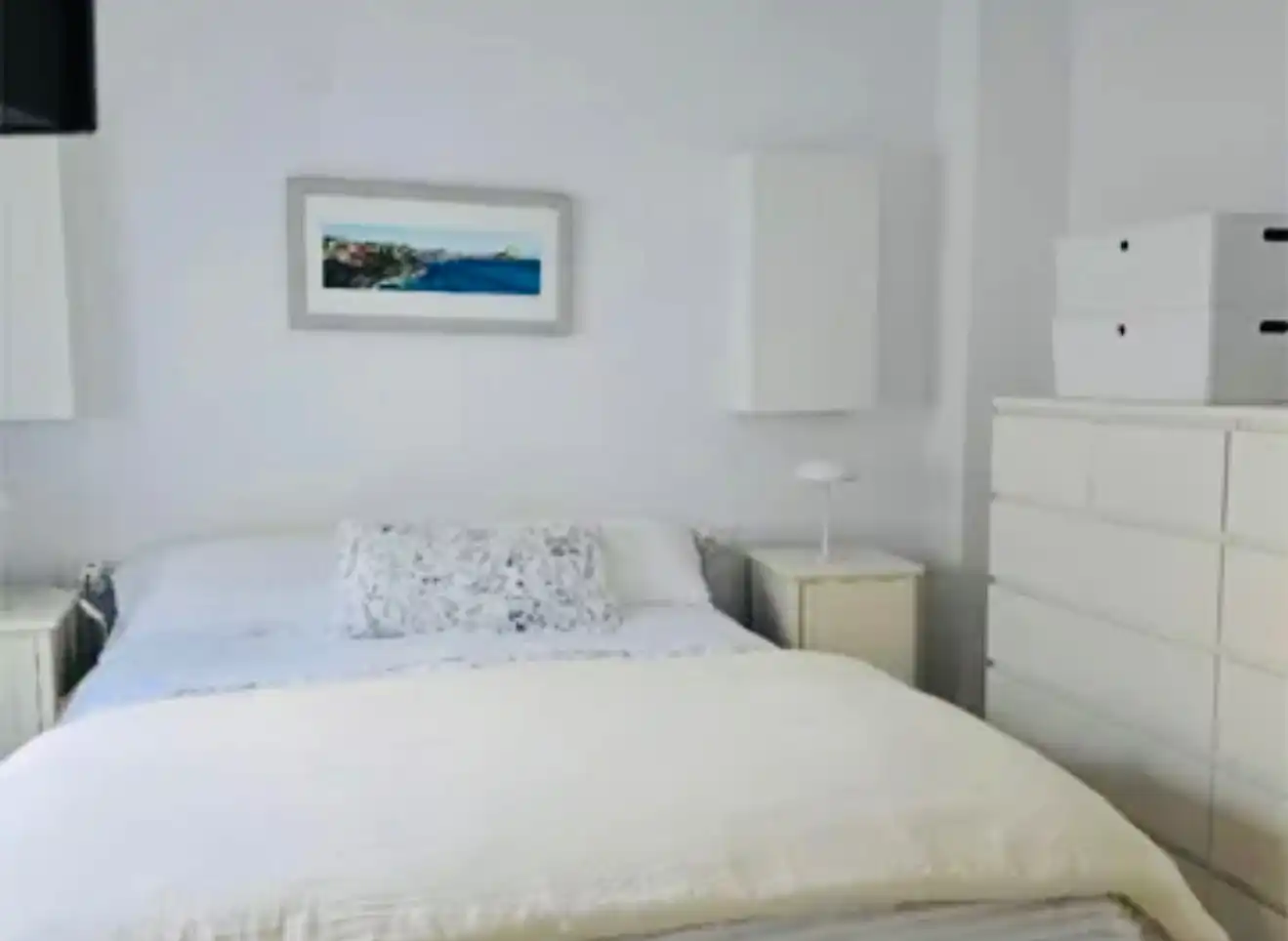 Schlafzimmer von Haus oder Chalet zum Verkauf in Calpe / Calp mit Klimaanlage, Heizung und Privatgarten
