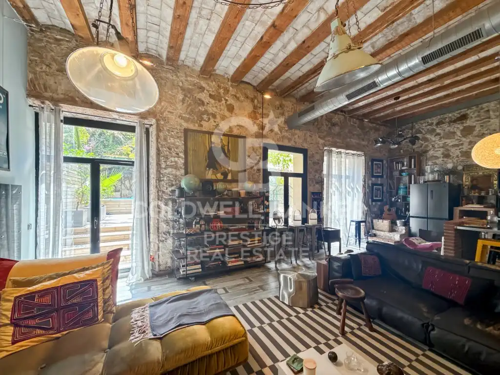 Sala d'estar de Loft en venda en Barcelona