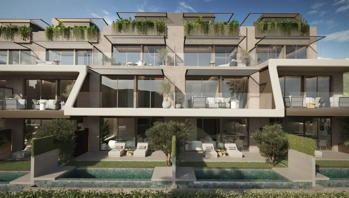 Exterior view of Detached homes for sale in Marbella  with Private garden, Terrace and Swimming Pool