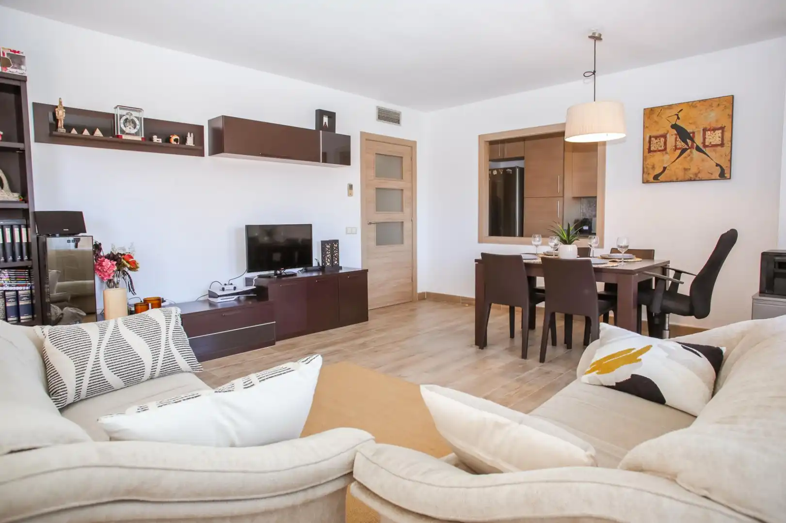 Sala d'estar de Pis en venda en Lloret de Mar amb Calefacció, Jardí privat i Piscina
